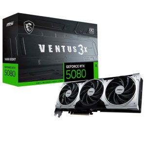 Tarjeta Gráfica MSI GeForce RTX 5080 VENTUS 3X OC PLUS 16GB GDDR7 DLSS4