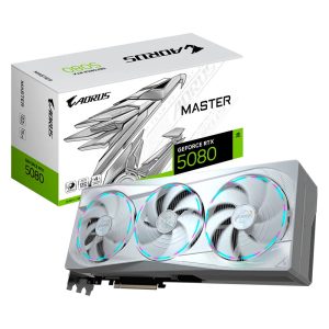 Tarjeta Gráfica Gigabyte AORUS GeForce RTX 5080 Master ICE 16GB GDDR7 DLSS4