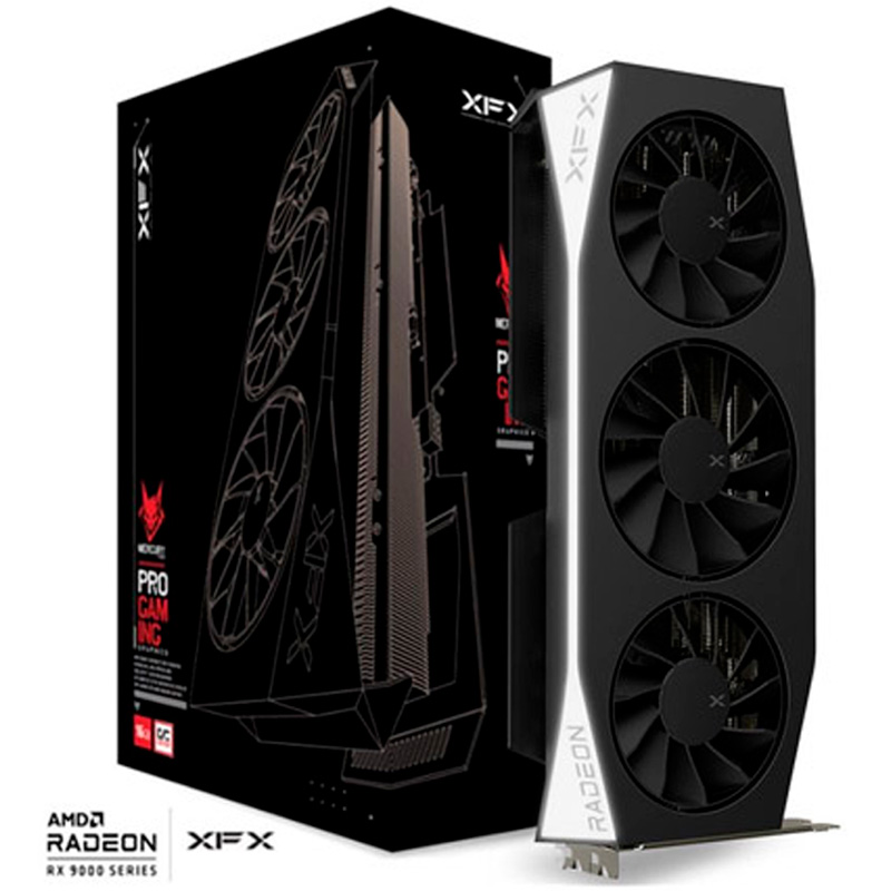 Tarjeta Gráfica XFX Mercury AMD Radeon RX 9060 XT OC Gaming Edition 16GB GDDR6