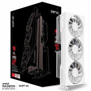 Tarjeta Gráfica XFX Swift AMD Radeon RX 9060 XT OC Gaming Edition White 16GB GDDR6