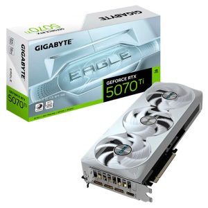 Tarjeta Gráfica Gigabyte GeForce RTX 5070 Ti EAGLE OC ICE 16GB GDDR7 DLSS4